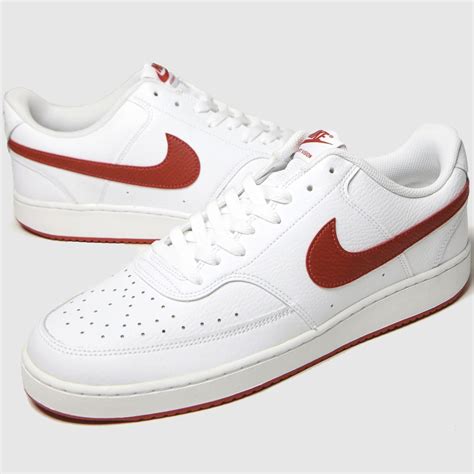 nike court borough low weiß rot|Nike court vision low.